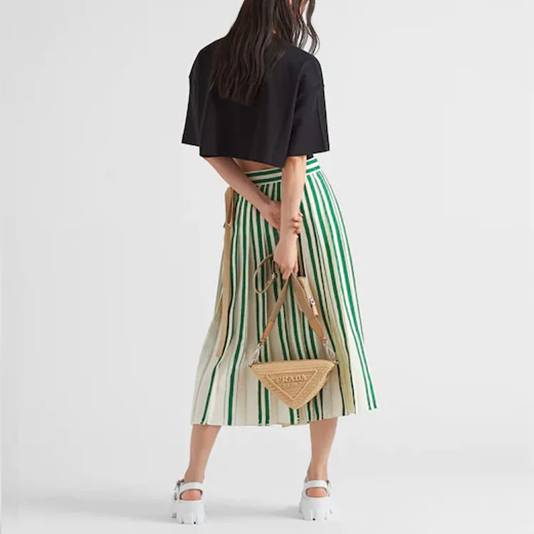 PRADA Crop Tops Women's Black-2