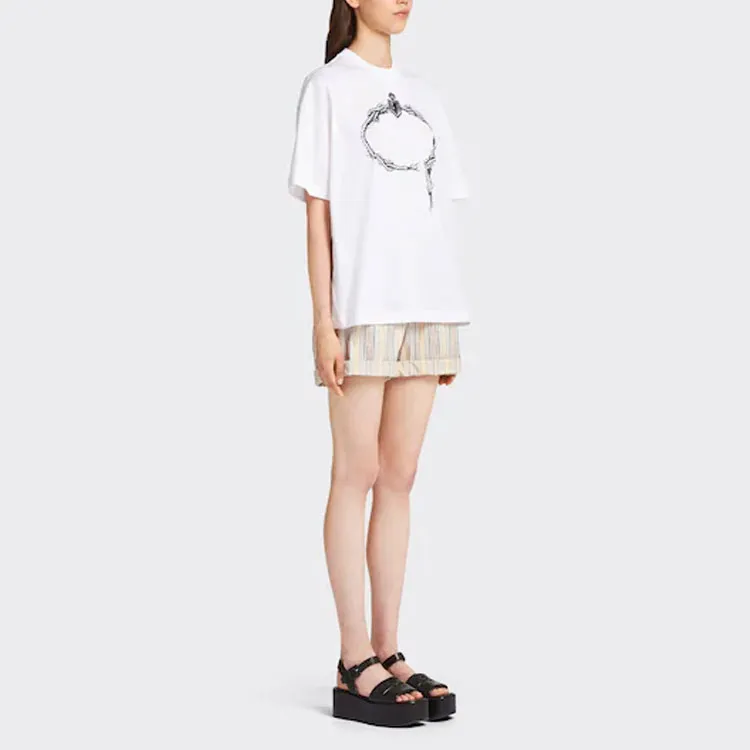 PRADA T Shirts Women's White-3