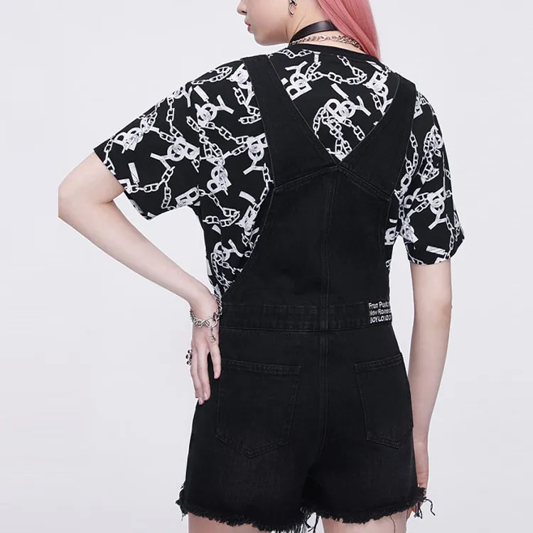 Boy London Denim Shorts Women's Black-4