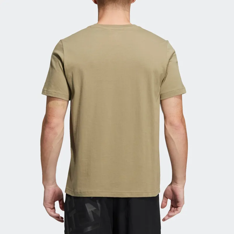 Adidas Set in Sleeve T Shirt Men's Green-2