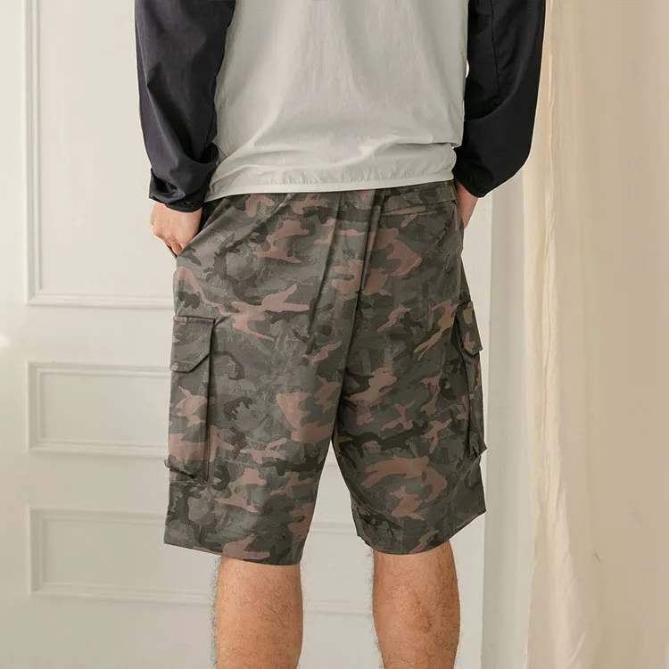 THE NORTH FACE Cargo Shorts Men Blue Gray Camouflage-3