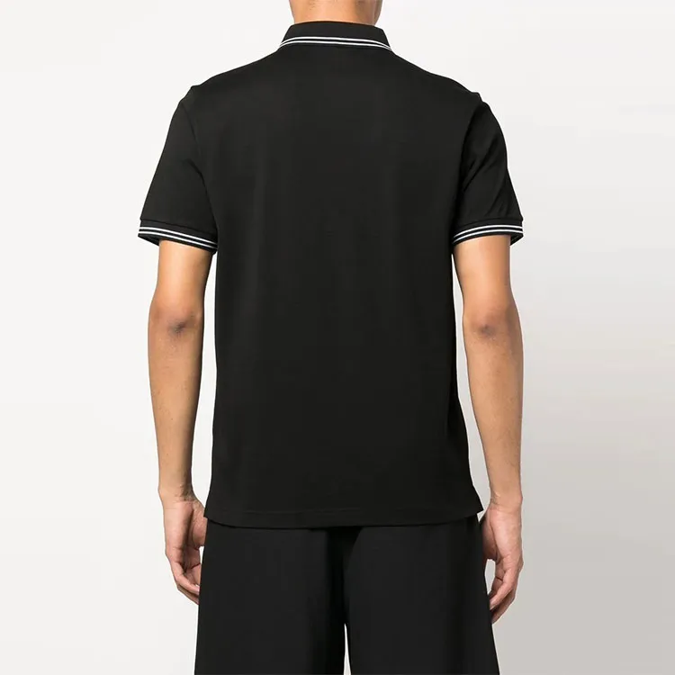 PRADA SS22 Polo Shirt Men's Black-1