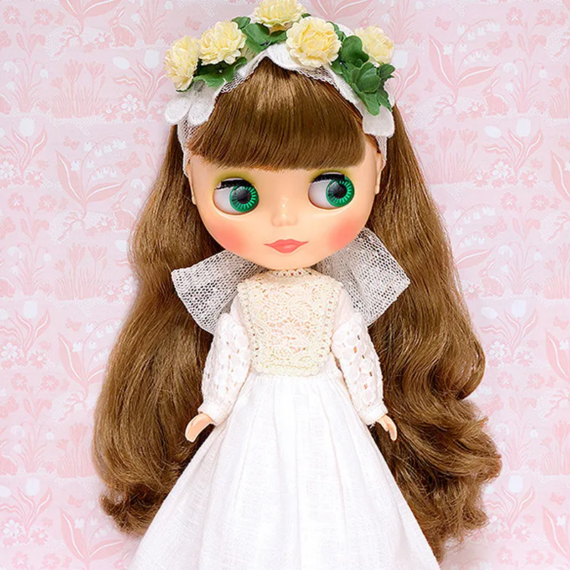 GSC Blythe Blue Rabbit Ball Jointed Dolls 30cm-2