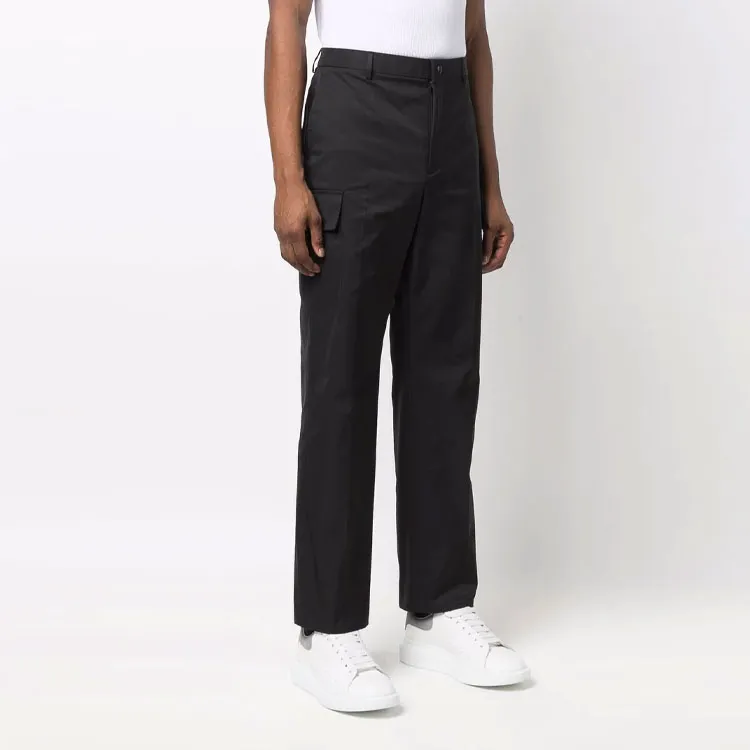 Valentino Cargo Pants Men Black-2