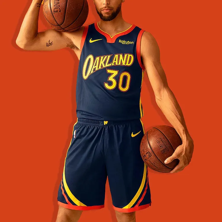 Nike Nba Golden State Warriors Oakland 2021/22 Stephen Curry City Edition Swingman Jersey-3