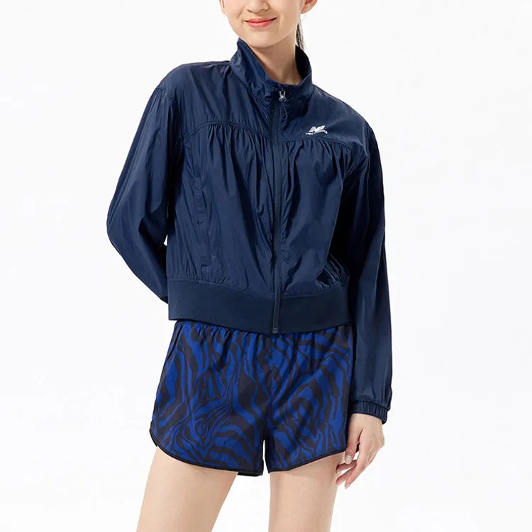 New Balance Jackets Women's Navy Blue-2