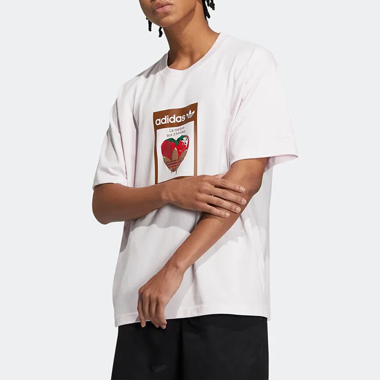 Adidas Originals Charr Morita Collaboration Collection T Shirt Unisex Pink-3