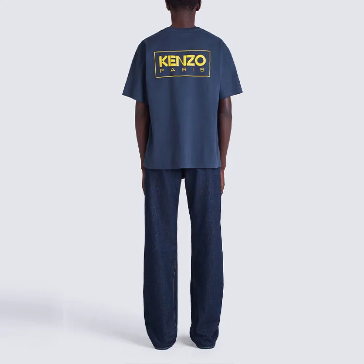 KENZO x Nigo Boke Flower Series FW22 T Shirt Men's Dark Blue-2