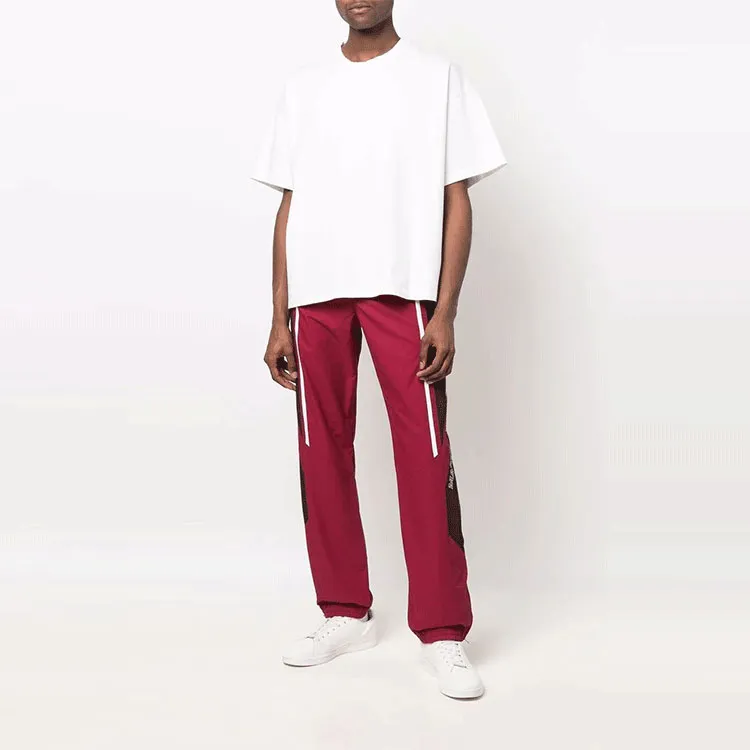 Martine Rose Knitted Sweatpants Men Red-3