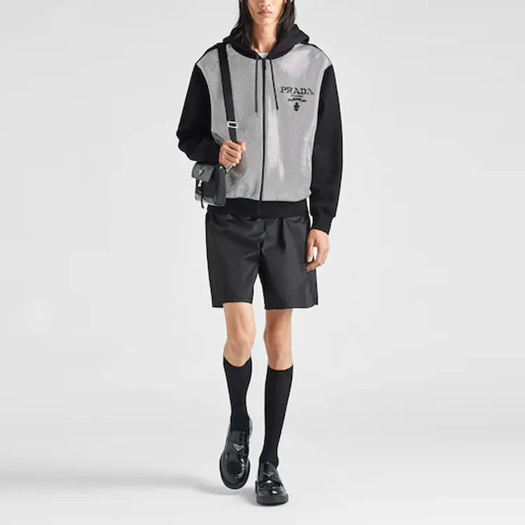 PRADA Sweatshirts Men Gray-1