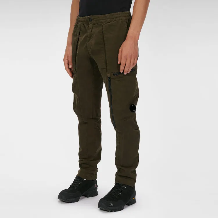 C.P.Company Casual Pants Men Army Green-3