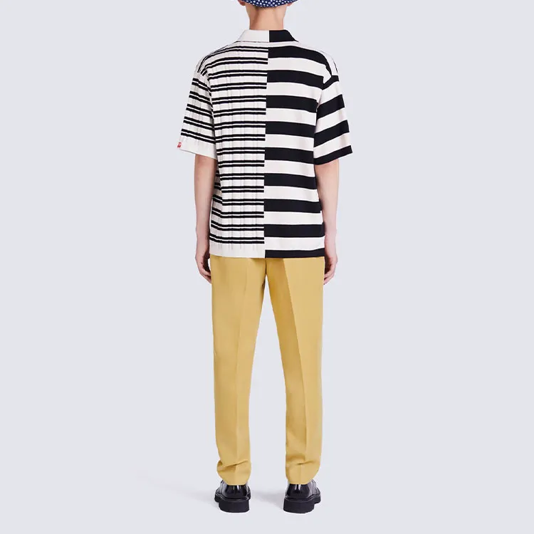 KENZO Polo Shirts Men Black/White-2