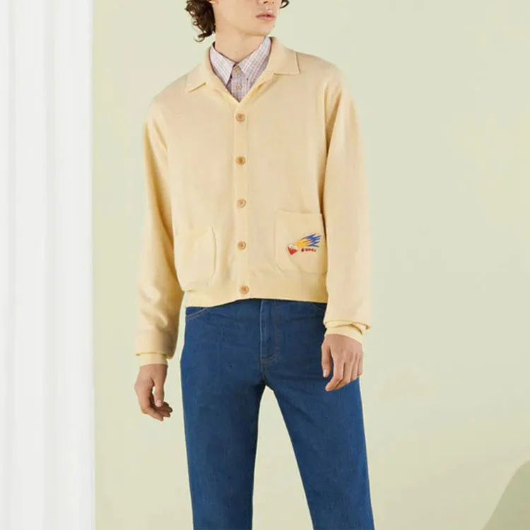 GUCCI FW22 Knitwear Men's Light Yellow-3