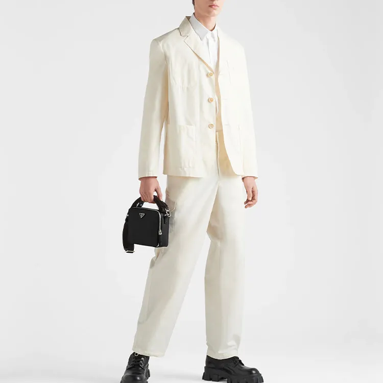 PRADA Business Suits Men Ecru-2