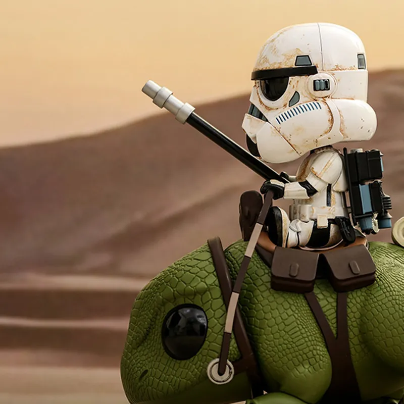 Hot Toys Star Wars Other Characters COSBABY Collection Desert Storm Trooper With Wetback Beast S Chibi Figures-2
