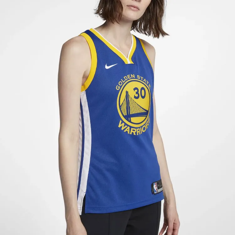 Nike Basketball Jerseys Golden State Warriors Curry Size 30 Unisex Blue-1