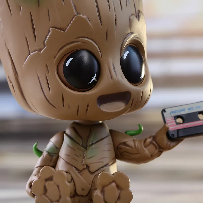 Hot Toys COSBABY Collection Groot Guardians Of The Galaxy Remastered Movienex Original Version Chibi Figures 10cm-2