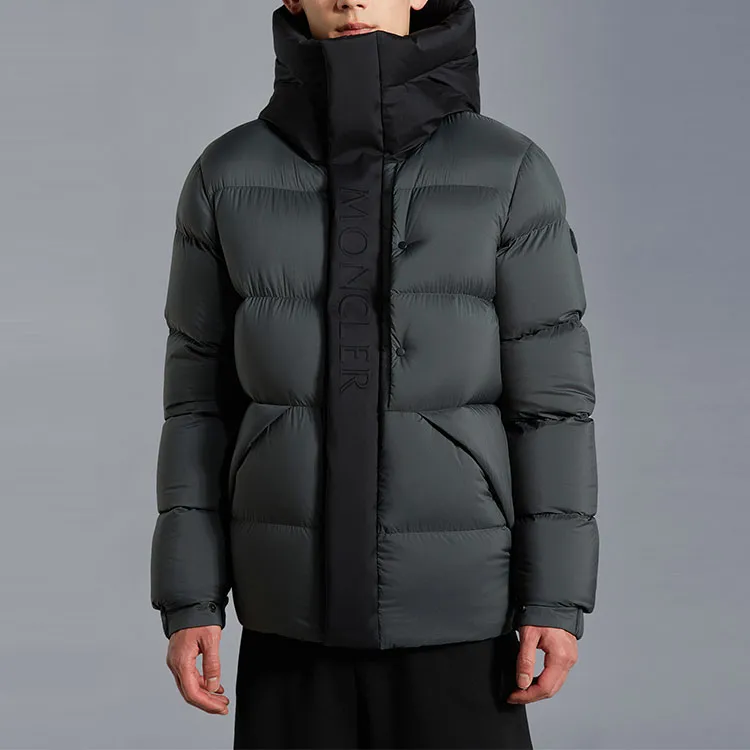 Moncler Down Jacket Winter Men's Charcoal Gray-2