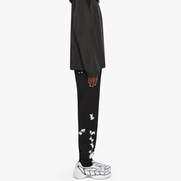 GIVENCHY x Disney FW22 Knitted Sports Pants Men's Black-4