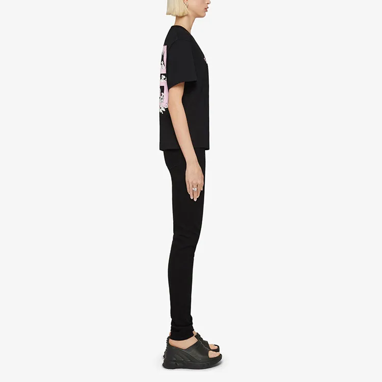 Disney X Givenchy X Disney 101 T Shirts Women's Black-4