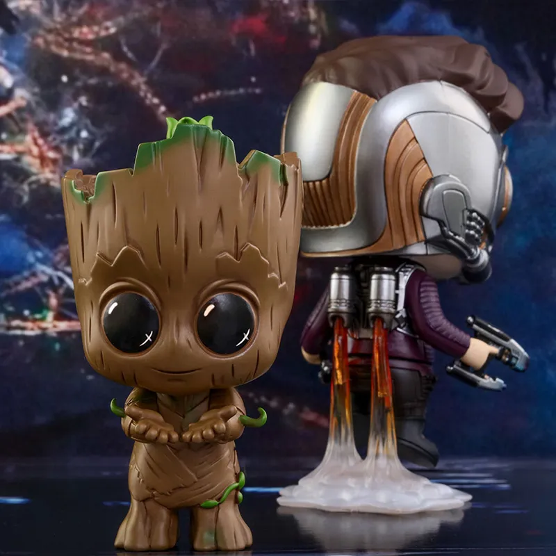 Hot Toys Star Knight Cosb361 Guardians Of The Galaxy 2 Groot 10cm/11cm Chibi Figures 10/11cm-4
