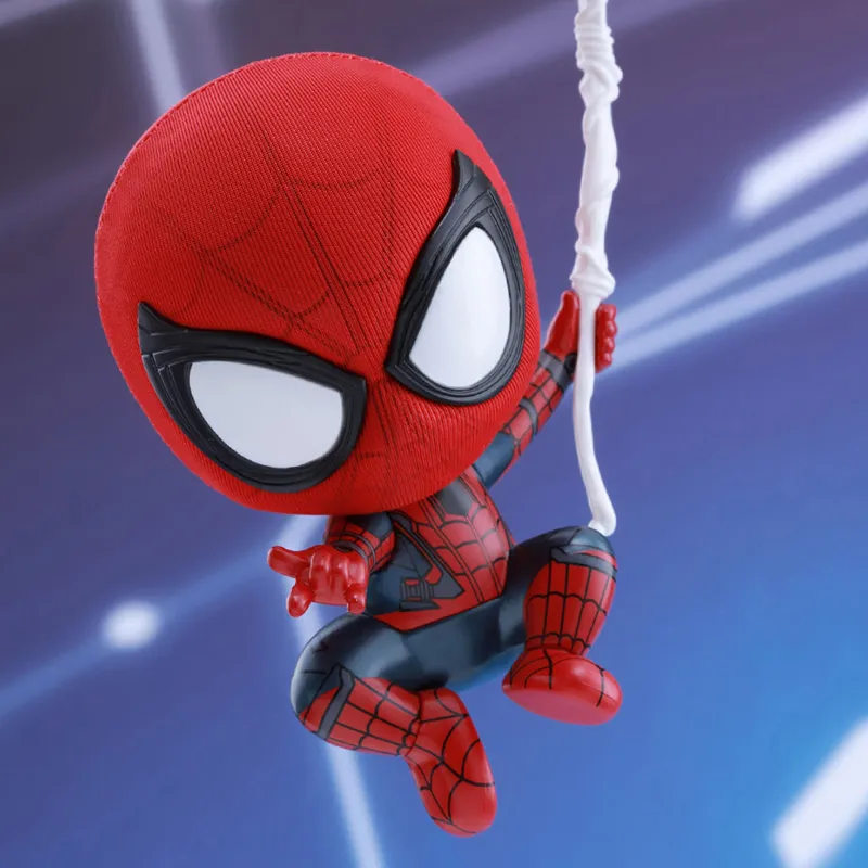 Hot Toys Spider Man Cosb368 Hero Returns And Iron Man Mark 47 Chibi Figures 7/10cm-2