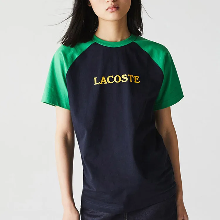 LACOSTE SS22 T Shirt Unisex Black-1