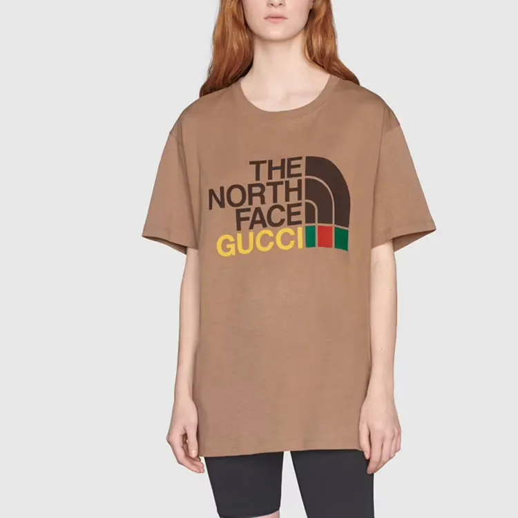 GUCCI X The North Face T shirt Camel-2