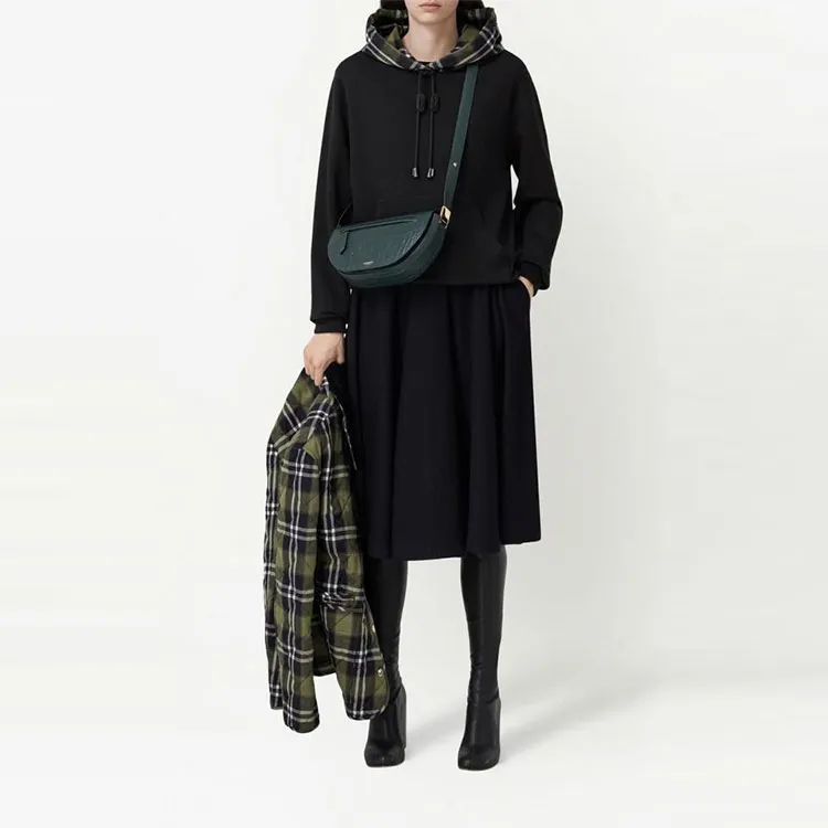 Burberry Checked Hooded Jumper-1
