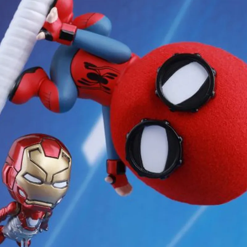 Hot Toys Spider Man Cosb370 Hero Returns Custom Battle Armor Set Chibi Figures 3.5cm-2