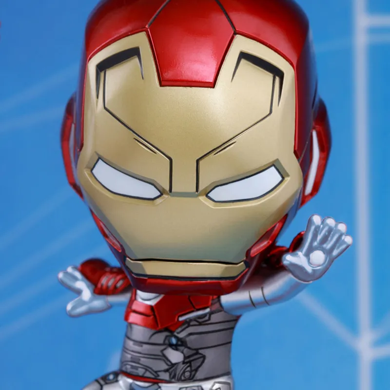 Hot Toys Spider Man Cosb371 Hero Returns Iron Man Mark 47 And The Vulture Chibi Figures 3.5cm-2
