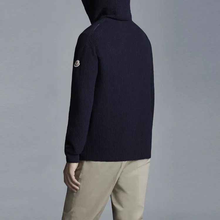 Moncler Wool And Cashmere Knit Hoodie-2