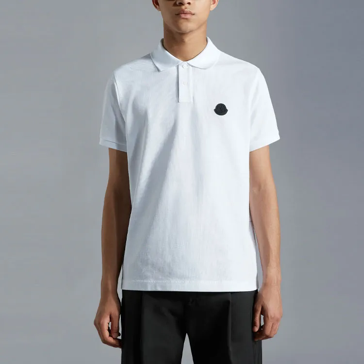 Moncler SS22 Polo Shirts Men Optical White-1