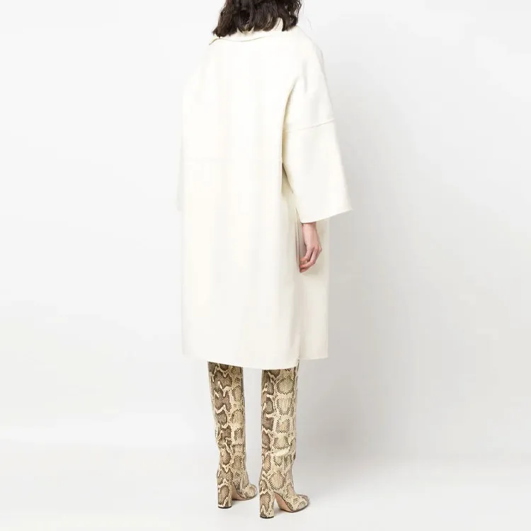 ALBERTA FERRETTI Coats Women's White-2