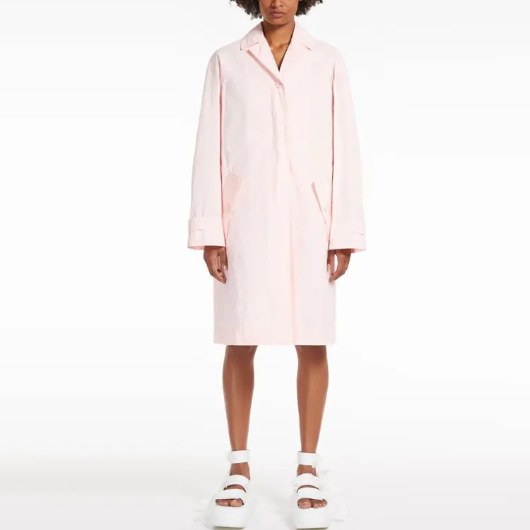 SportMax Trench Coats Women's Pink-2
