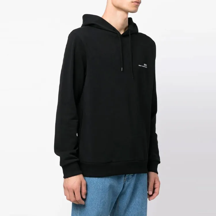 A.P.C Logo Printed Drawstring Hoodie-3