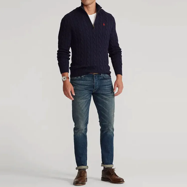 Polo Ralph Lauren SS22 Sweater Men's Marine Blue-3
