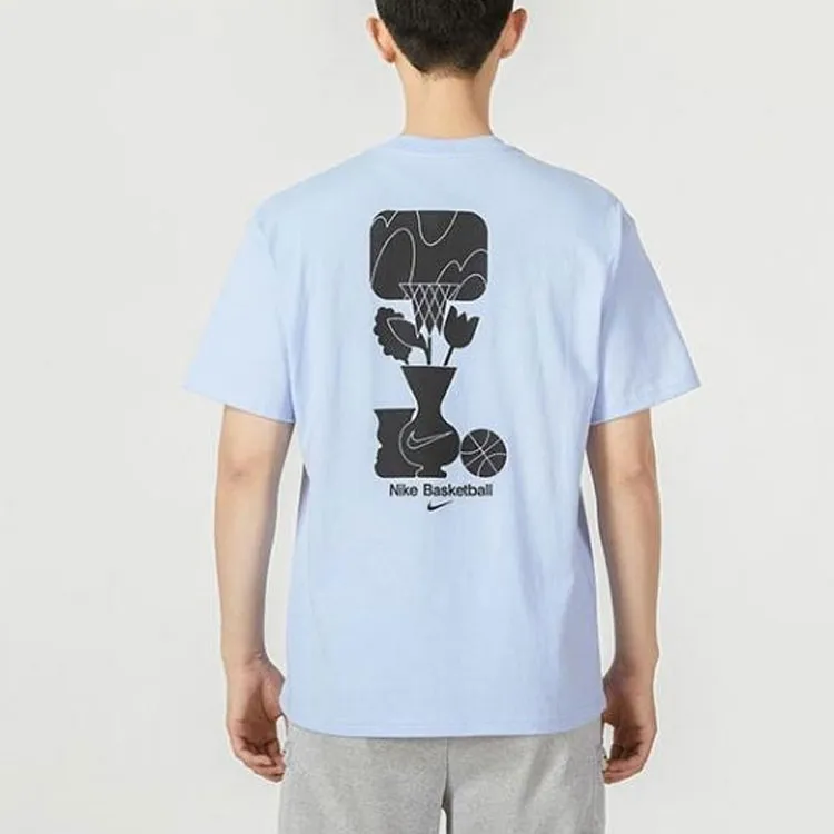 Nike T Shirt Men's Light Sea Blue-2