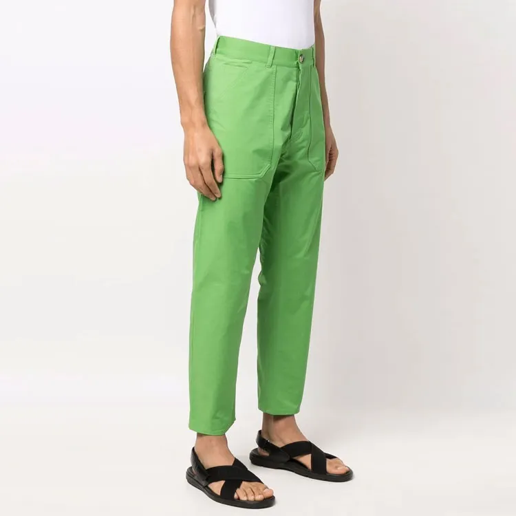 NANUSHKA Casual Pants Men Green-3