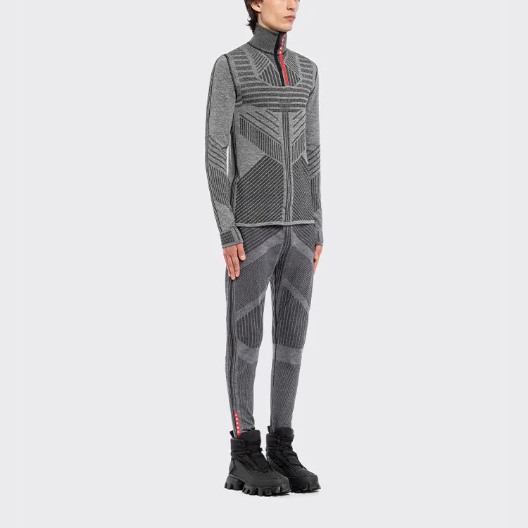 PRADA Sweaters Men Gray-2