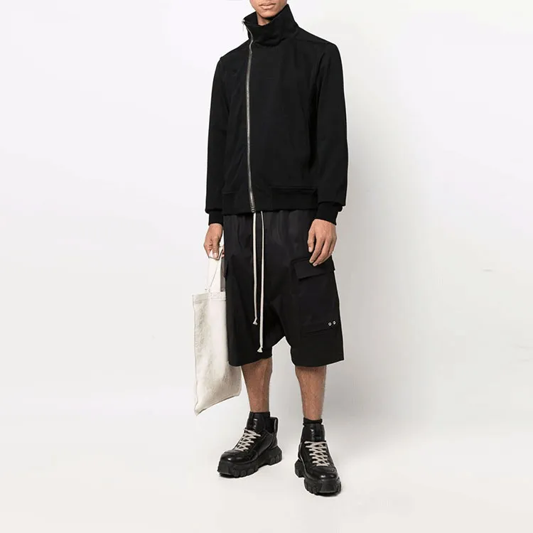 RICK OWENS Drawstring Cargo Pods Bermuda Shorts-2
