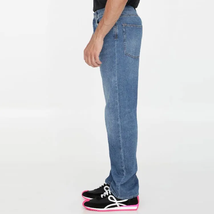 LOEWE Washed Denim Trousers-5