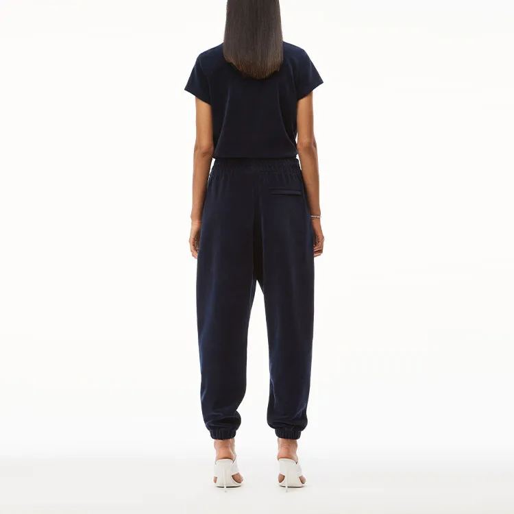 Alexander Wang Knitted Sweatpants Women's Dark Blue-2
