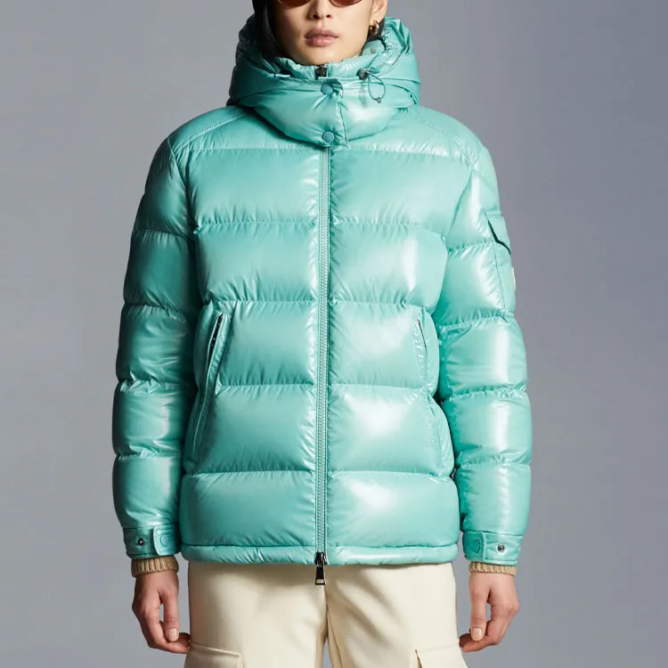 Moncler Mel Series FW22 Down Jacket Women's Aqua Green-2