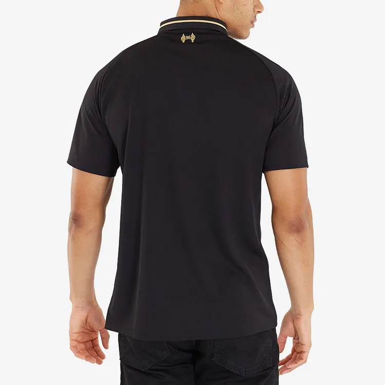 New Balance Polo Shirts Men Black-3