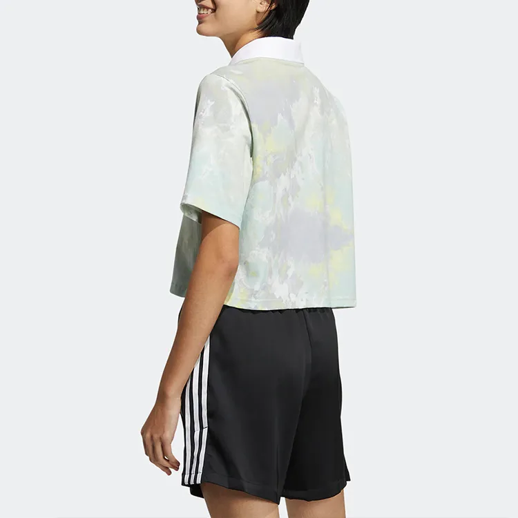 Adidas Neo Polo Shirts Women's Linen Green-2