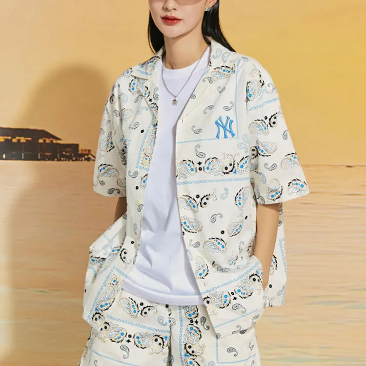 MLB New York Yankees Shirt Unisex Ivory-3