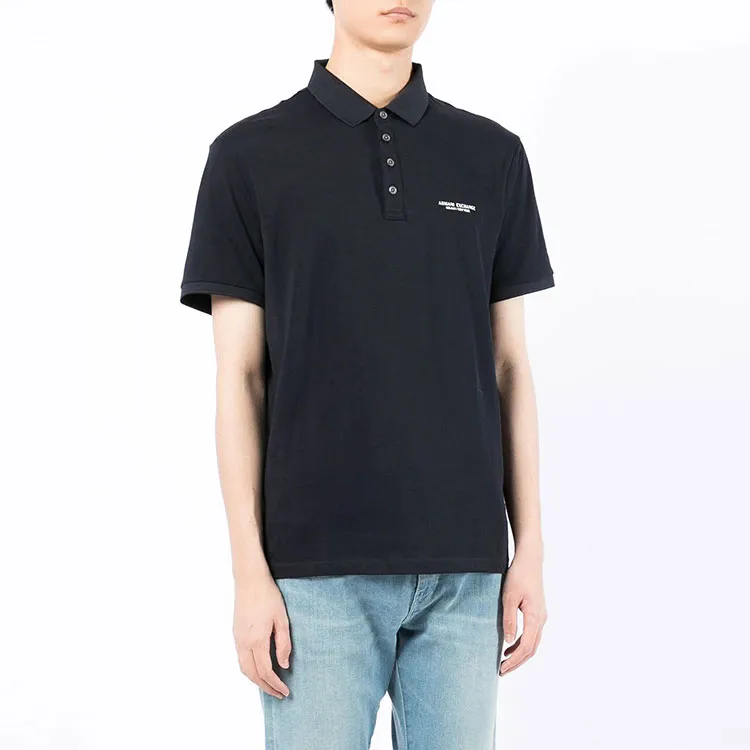 ARMANI EXCHANGE Logo print Polo Shirt-2