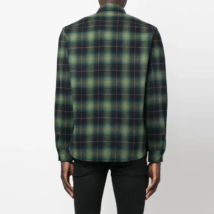 SAINT LAURENT Oversized Flannel Shirt-3