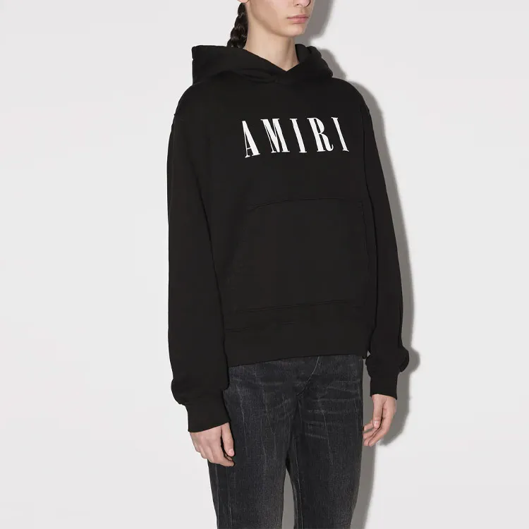 AMIRI Core Logo Hoodie Black/White SS22-3